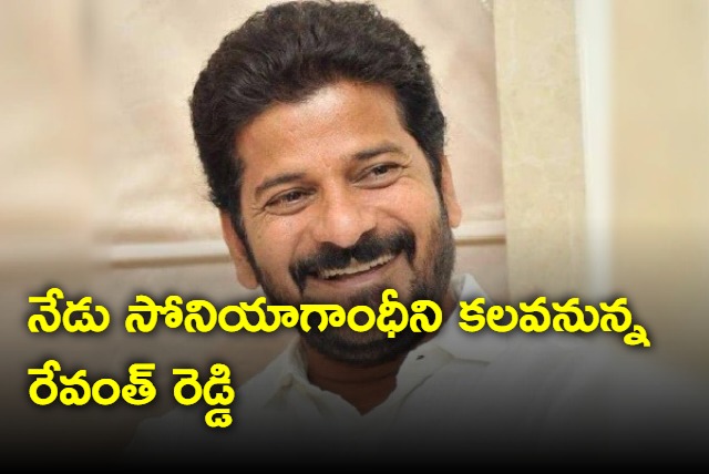 Revanth Reddy to meet Sonia Gandhi today