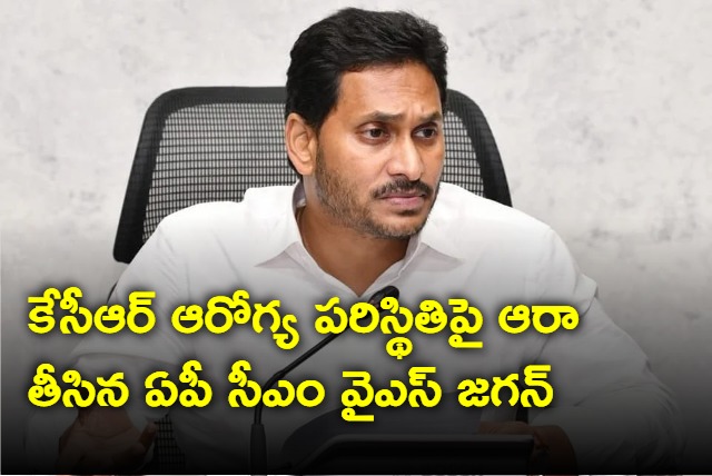 YS Jagan calls KTR over KCR health