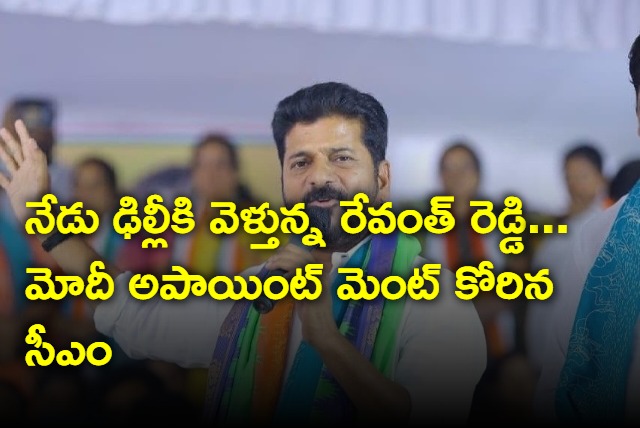 CM Revanth Reddy going to Delhi