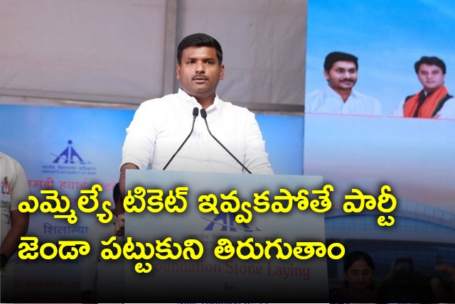 Gudivada Amarnath talks about party tickets