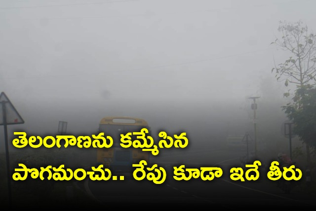 Telangana districts in fog blanket will continue tomorrow also