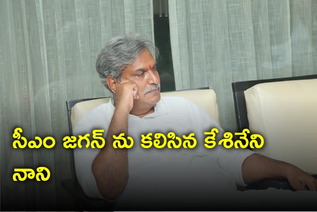 Kesineni Nani met CM Jagan along with his daughter