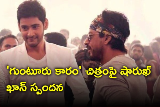 Shahrukh Khan responds on Mahesh Babu Guntur Kaaram