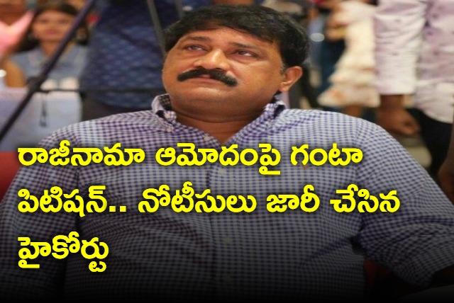 Ganta Srinivas Rao petition in AP High Court