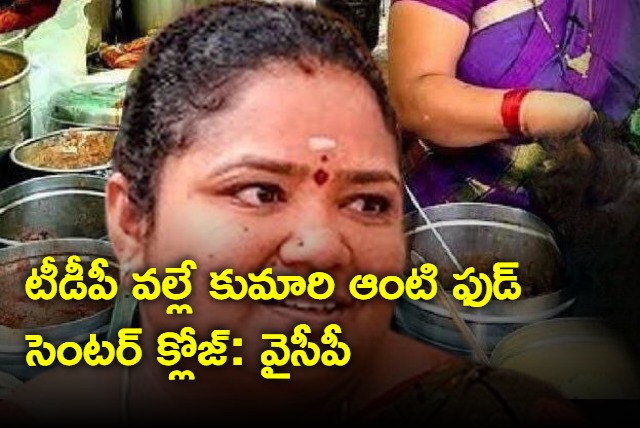 Kumari Aunty Food Center Closed because of TDP And Janasena Says YCP