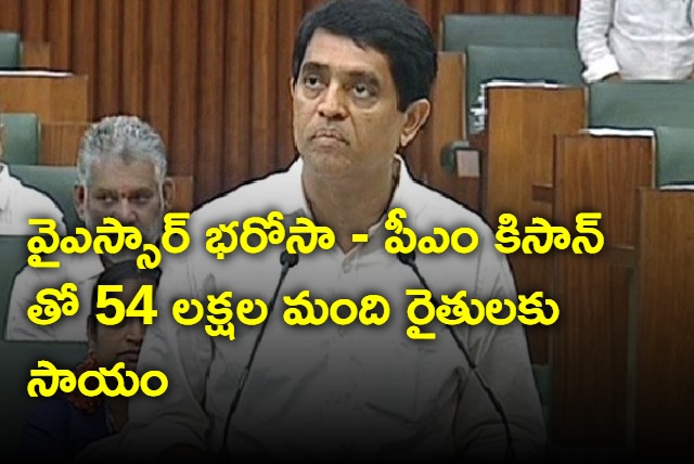 Formers Welfare Is Our Priority Says AP Minister Buggana In Assembly