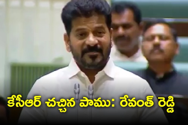 CM Revanth Reddy Fires On KCR In Telangana Assembly