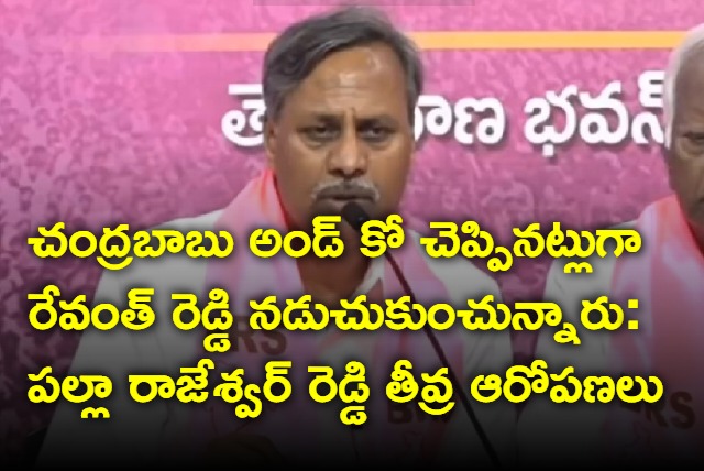 Palla Rajeswar Reddy hot comments on Revanth Reddy