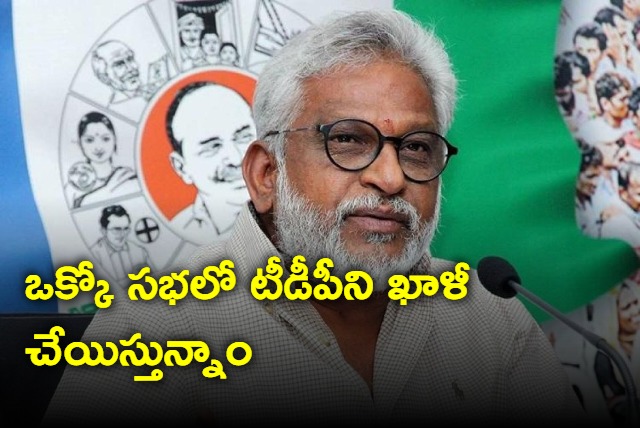 YSRCP will sweep in coming elections says YV Subba Reddy