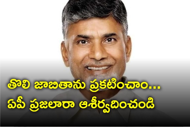 Chandrababu seeks blessings from AP People after announced first list