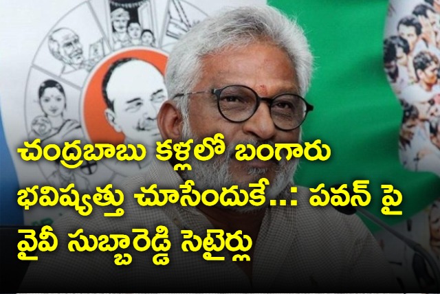 YV Subba Reddy satires on Chandrababu