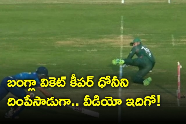 Bangladesh Star Player No Look Run Out Has Internet In Awe