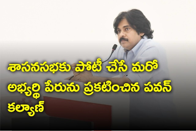 Pawan Kalyan announces Kandula Durgesh as Nidadavolu MLA candidate