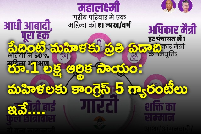 Congress Unveils Nari Nyay Guarantee In Manifesto To Woo Women Voters