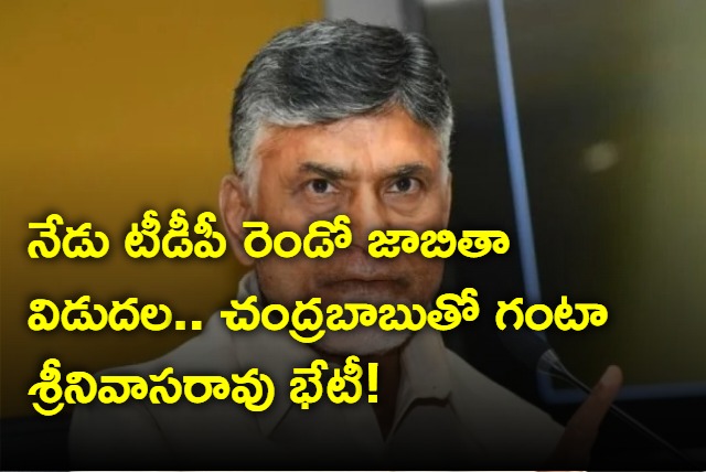 TDP candidates second list today