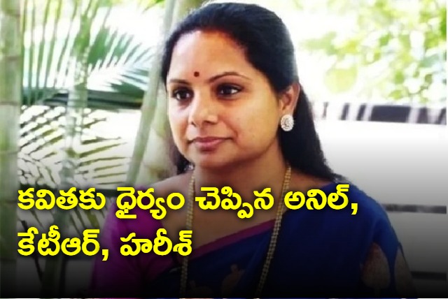 KTR and Harish Rao meets Kavitha