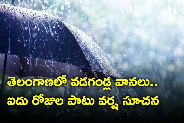 Rain forecast for Telangana