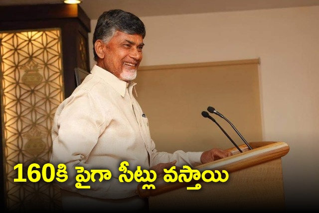 TDP will win more than 160 seats says Chandrababu