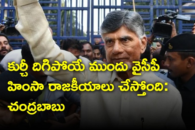 TDP President Nara Chandrababu Naidu Criticizes YSRCP