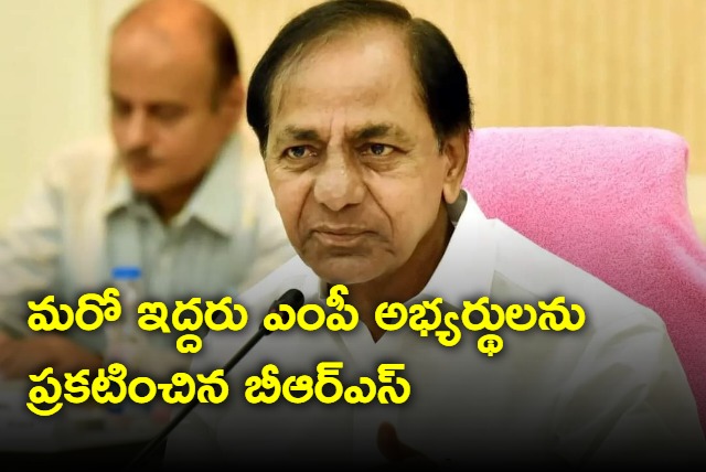 BRS Chief KCR Announced MP Candidates for Nagar Kurnool and Medak