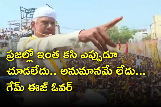 Chandrababu speech in Yemmiganur