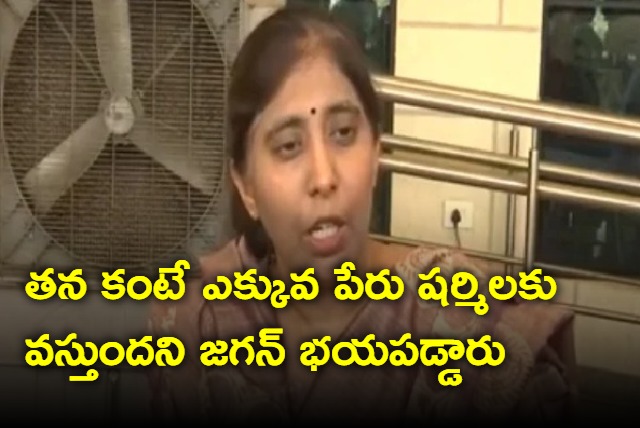 Jagan afraid of YS Sharmila says US sUNITHA