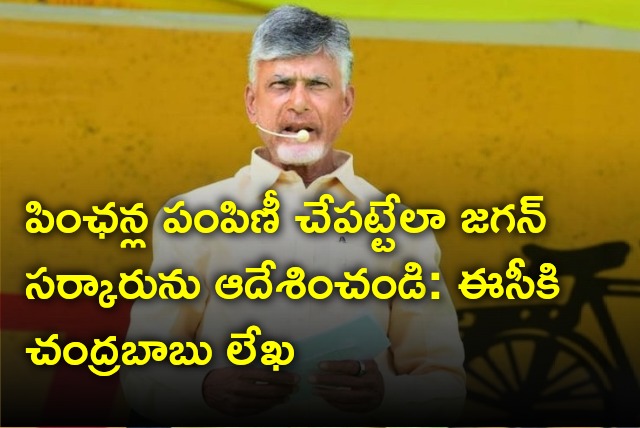 Chandrababu wrote EC over pensions issue