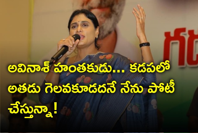 Sharmila talks about being contest from Kadapa Lok Sabha constituency