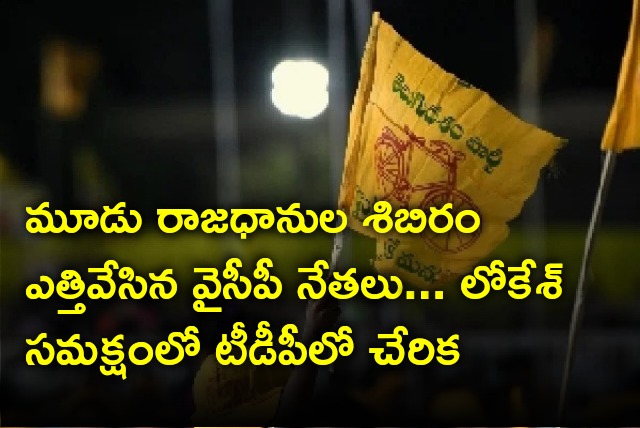 Three capitals camp organisers joins TDP