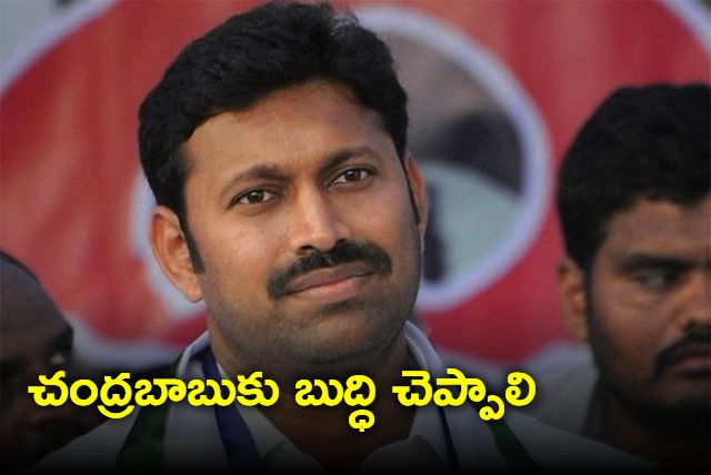 We have to teach a lesson to Chandrababu says YS Avinash Reddy