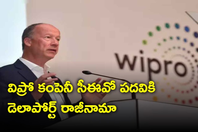 Delaport resigns as Wipro CEO