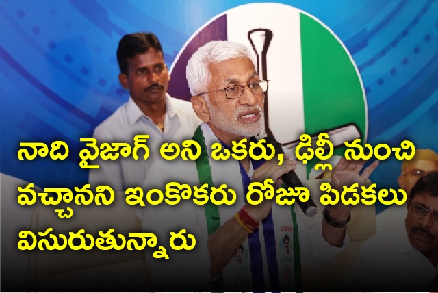 VIjayasai Reddy reacts to criticism