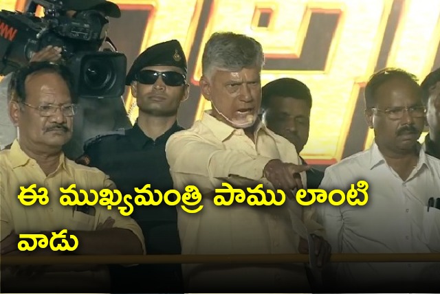 Chandrababu slams CM Jagab in Kollur