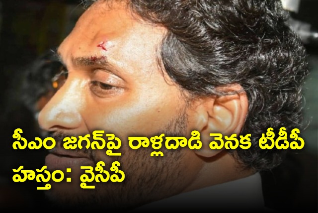 YSR Congress blames TDP for attack on Jagan