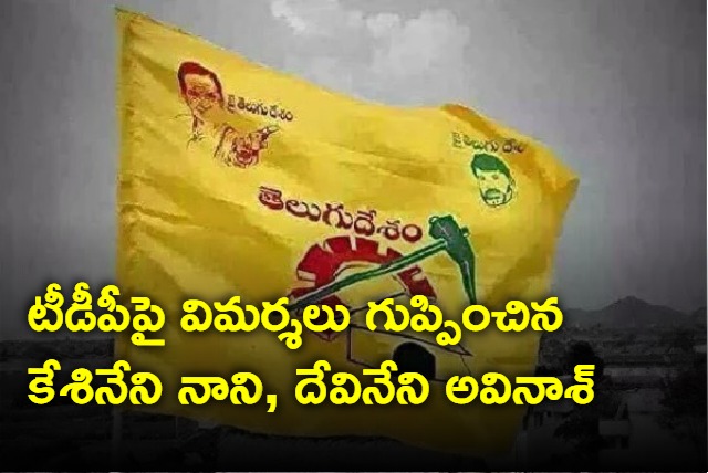 Kesineni Nani and Devineni Avinash comments on TDP