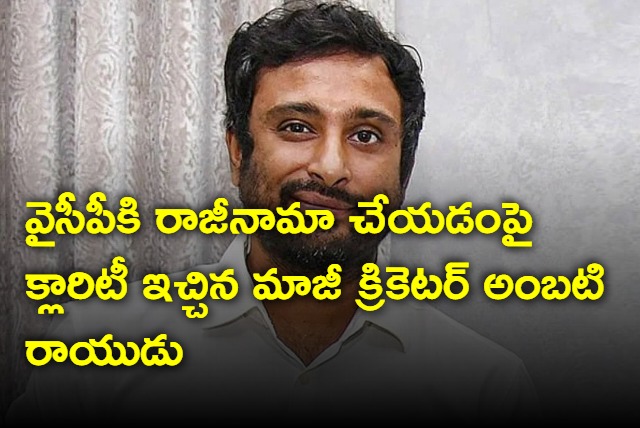 Former cricketer Ambati Rayudu criticized YSRCP and YS Jagan