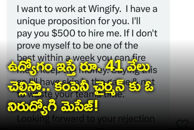 I will Pay You 500 dollars How This Job Seeker Caught Attention Of Software Firm Founder