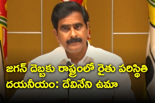 TDP Leader Devineni Uma Fire on CM YS Jagan