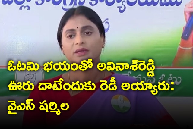 YS Sharmila once again Criticizes YS Avinash Reddy