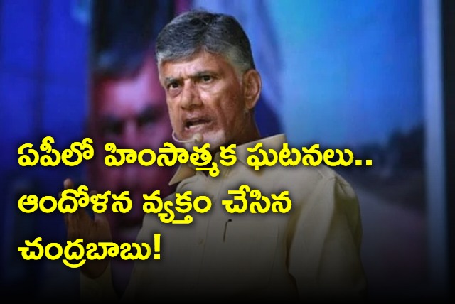 TDP President Nara Chandrababu Naidu Criticizes AP Police