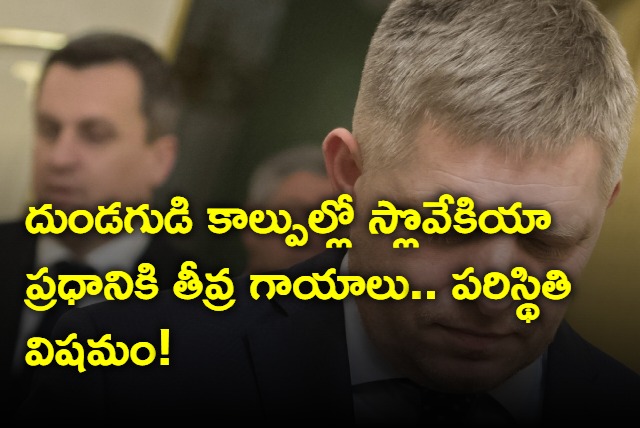 Slovakian PM Robert Fico critical after assassination attempt