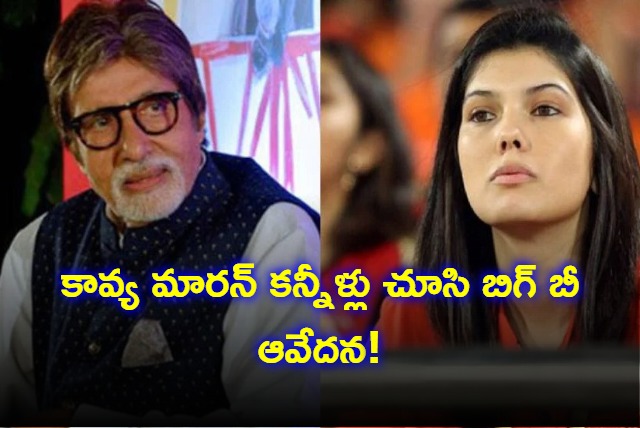 big b felt bad seeing kavya maran in tears