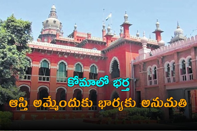 Madras High court allows woman to sell property of husband who is in coma