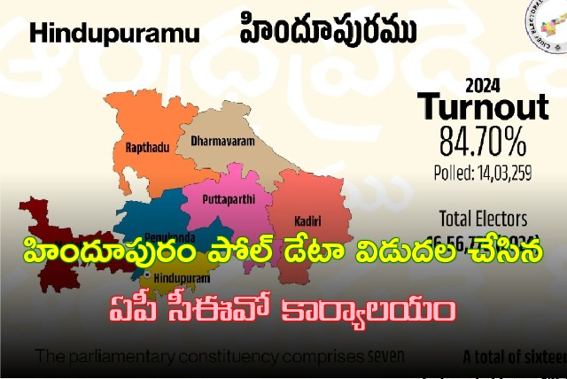 AP CEO releases Hindupur lok sabha constituency poll data