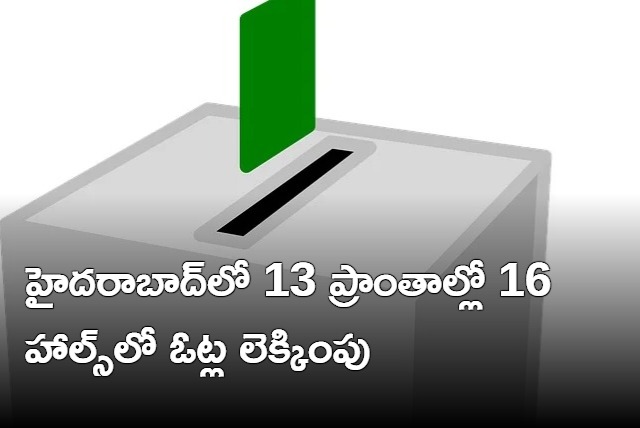 GHMC Commissioner on counting day arrangments