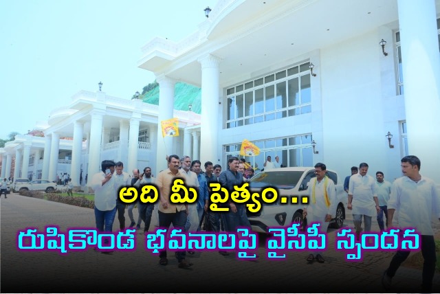 YCP reacts to TDP comments on Rishikonda constructions  