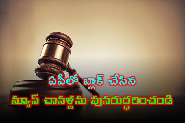Delhi High Court orders to revive blacked news channels in AP