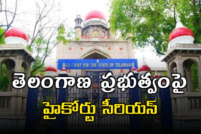 High Court Serious on Telangana Government 