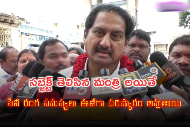 Actor Suman talks to medi at Govindaraja Swamy temple in Tirupati