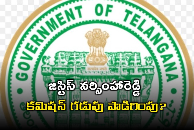 Extension t Justice Narsimha Reddy commission 